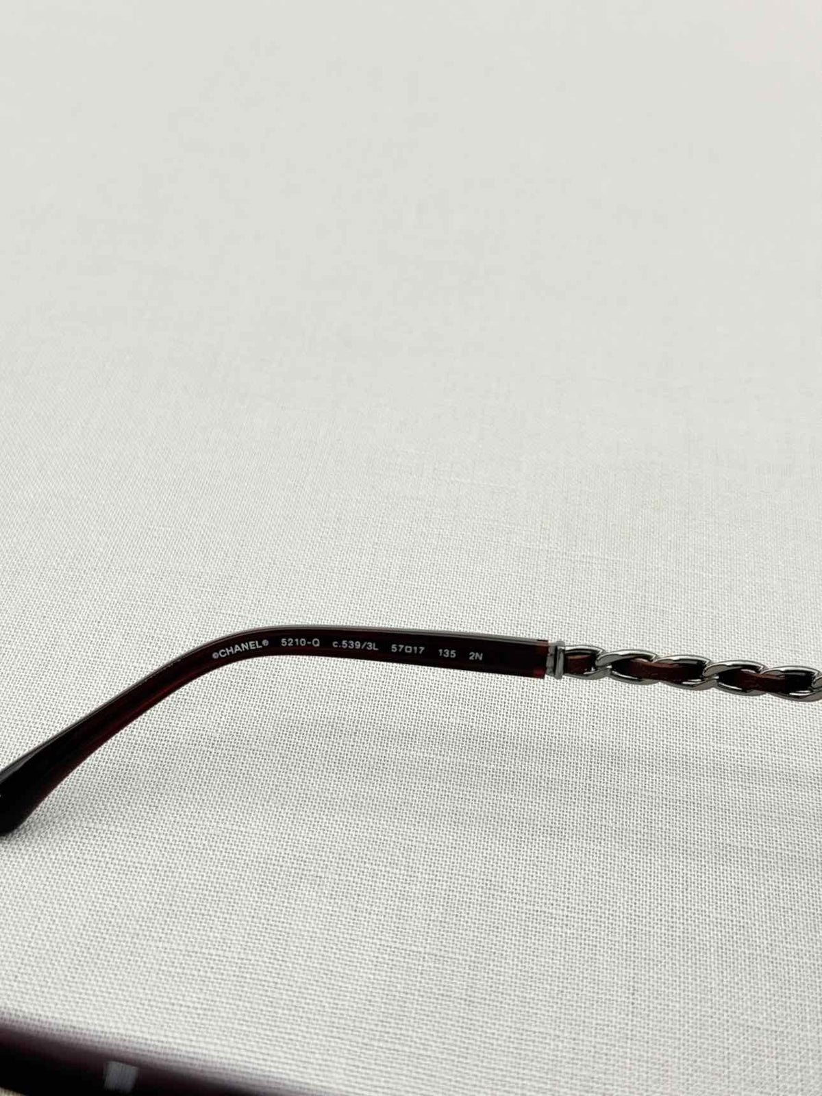 CHANEL Burgundy Sunglasses