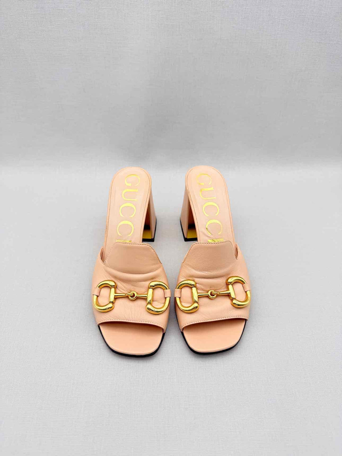 GUCCI Horsebit Pale Pink Size EU 38 Mules