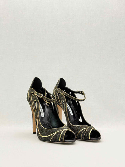 BRIAN ATWOOD Open Toe Black Size EU 40 Pumps