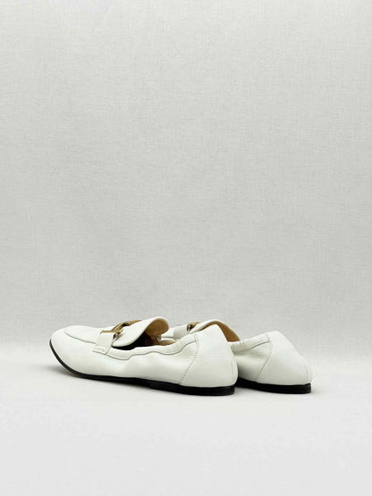 TOD'S White Size EU 38.5 Loafers