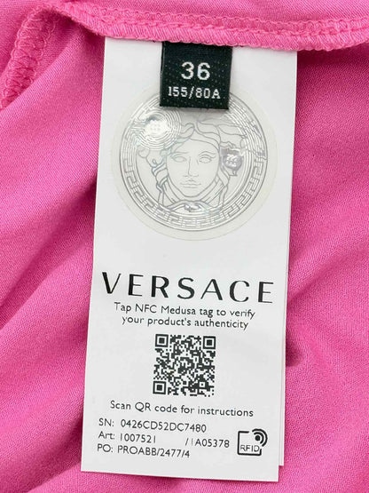 VERSACE Pink Size US 0 T-shirt