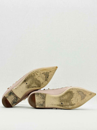 VALENTINO Rockstud Powder Pink Size EU 39 Flats