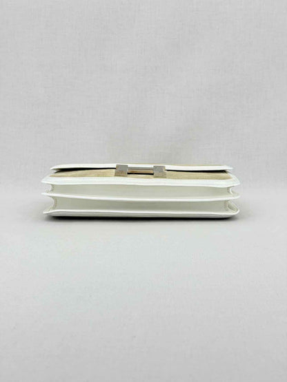 HERMES Constance Beige & White Crossbody