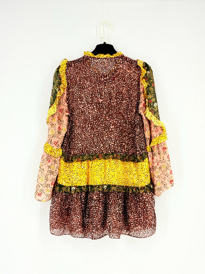 ULLA JOHNSON Essie Floral Size US 0 Short Dress