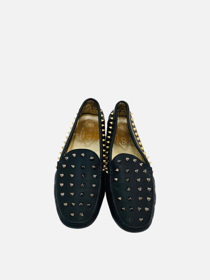 TOD'S Black Loafers 38.5