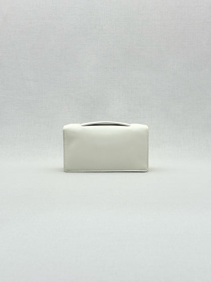DIOR D-Bee White Clutch