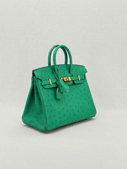 HERMES Birkin Vert Vertigo Top Handle