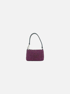 ALEXANDER WANG Heiress Pink & Black Shoulder Bag
