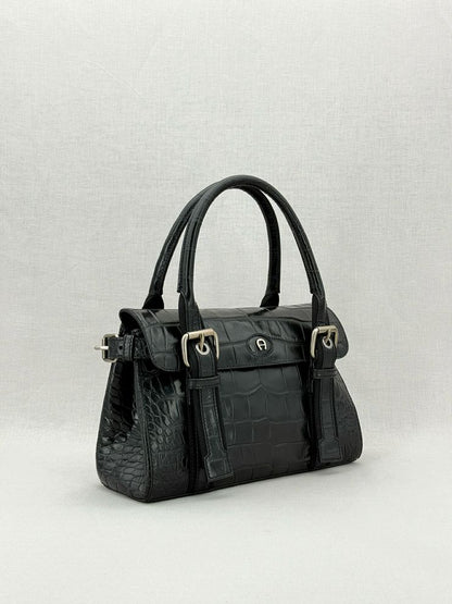 AIGNER Black Top Handle