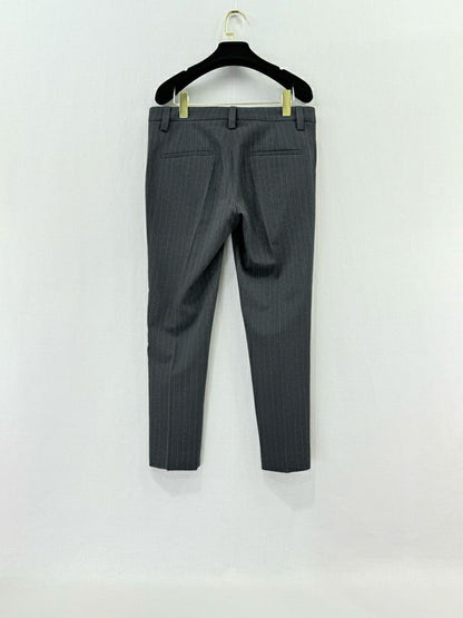 BRUNELLO CUCINELLI Tailored Pinstripe Size US 6 Pants