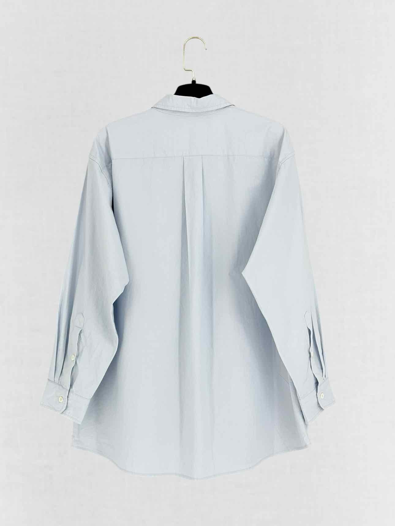 THE FRANKIE SHOP Pale Blue Size Medium Shirt