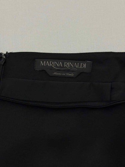 MARINA RINALDI Black Size Large Long Skirt