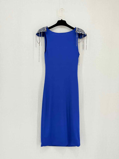 PINKO Royal Blue Size Small Short Dress