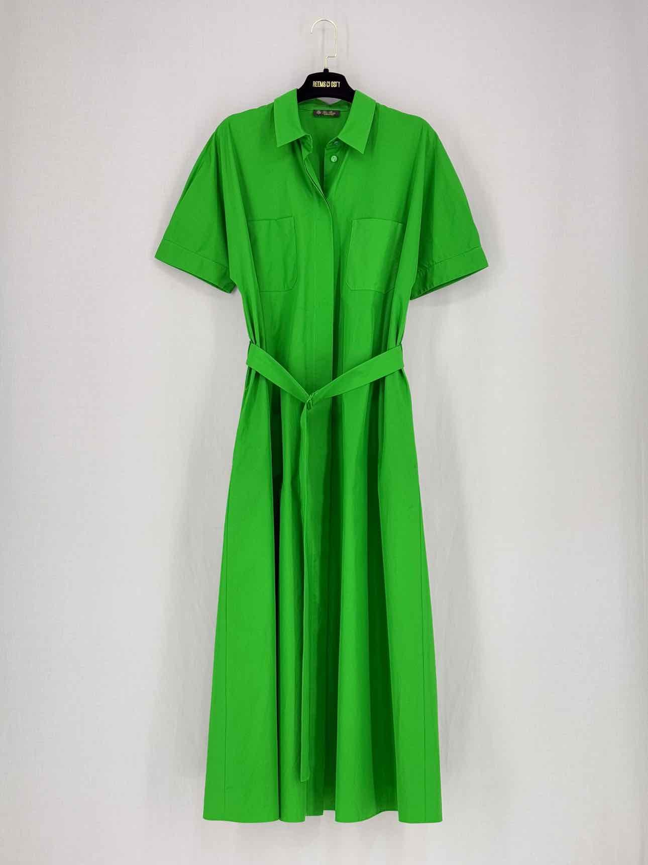 LORO PIANA Green Size Medium Midi Dress