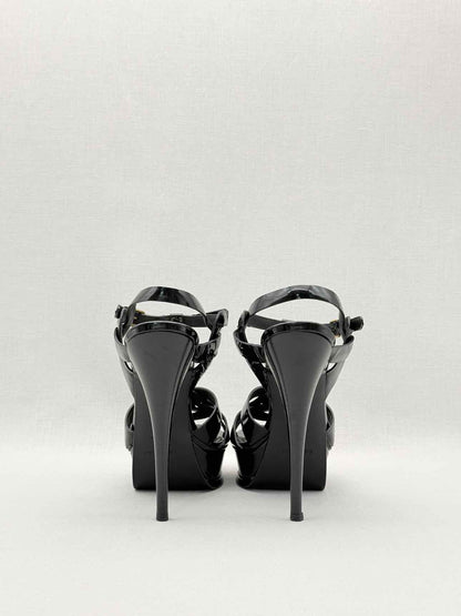 YSL Tribute Black Size EU 40 Platform Sandals