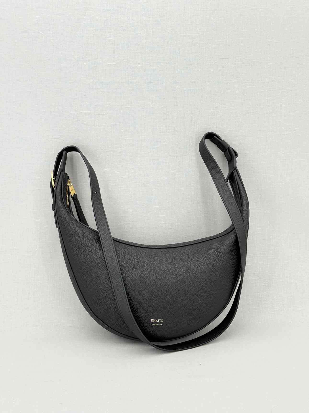 KHAITE Augustina Black Shoulder Bag