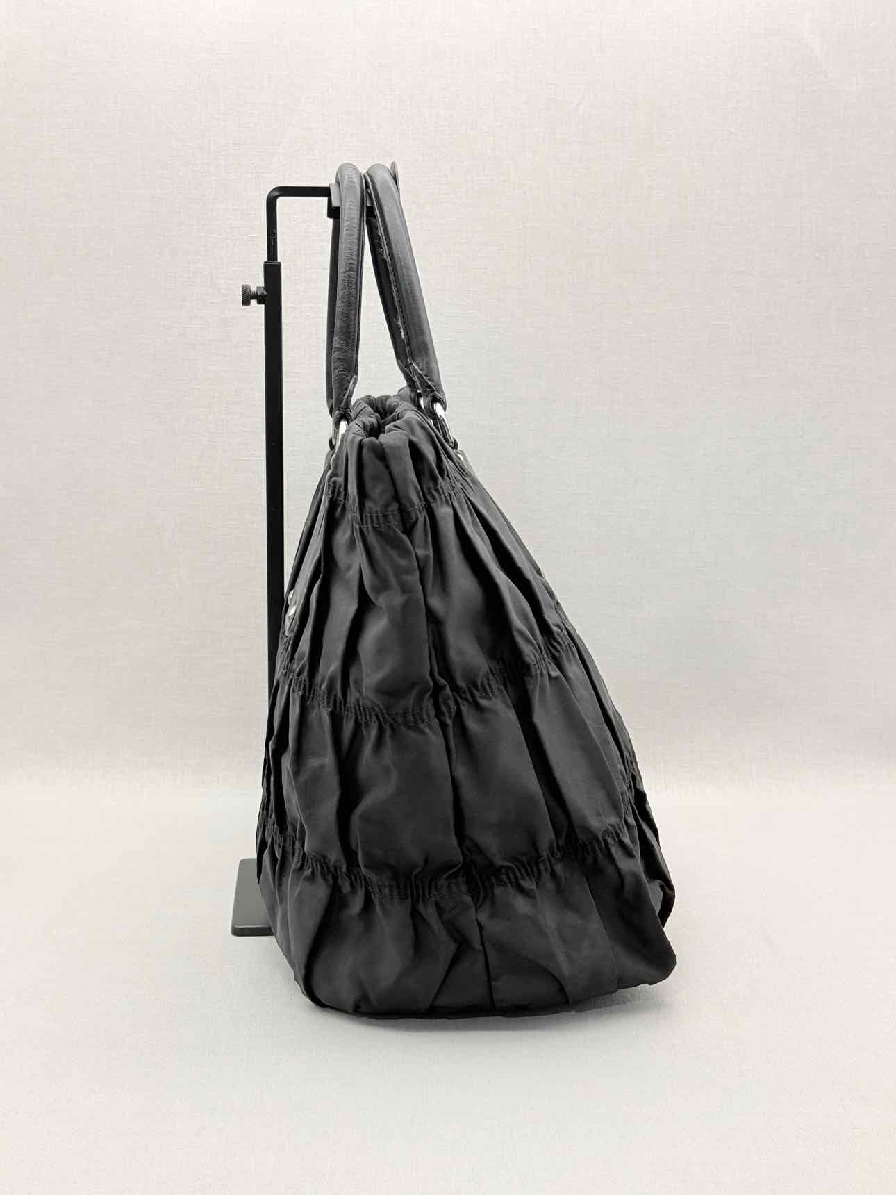 PRADA Tessuto Black Tote Bag
