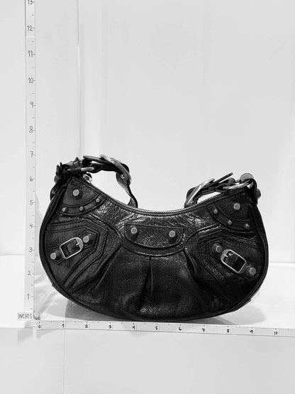 BALENCIAGA Le Cagole Black Shoulder Bag
