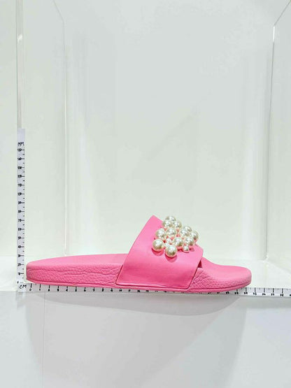 STUART WEITZMAN Goldie Pool Pink Size EU 37.5 Slides