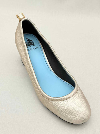LANVIN Cube Metallic Light gold Size EU 40 Pumps