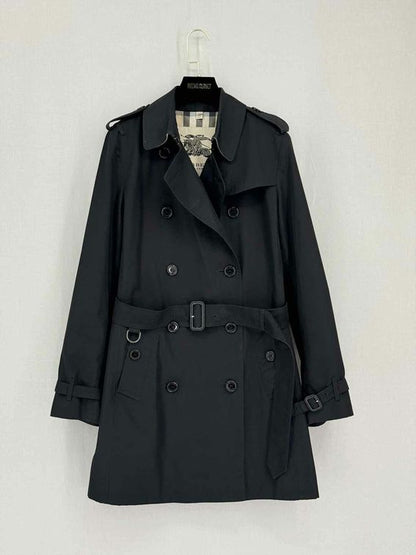 BURBERRY Chelsea Heritage Trench Black Size US 10 Coat