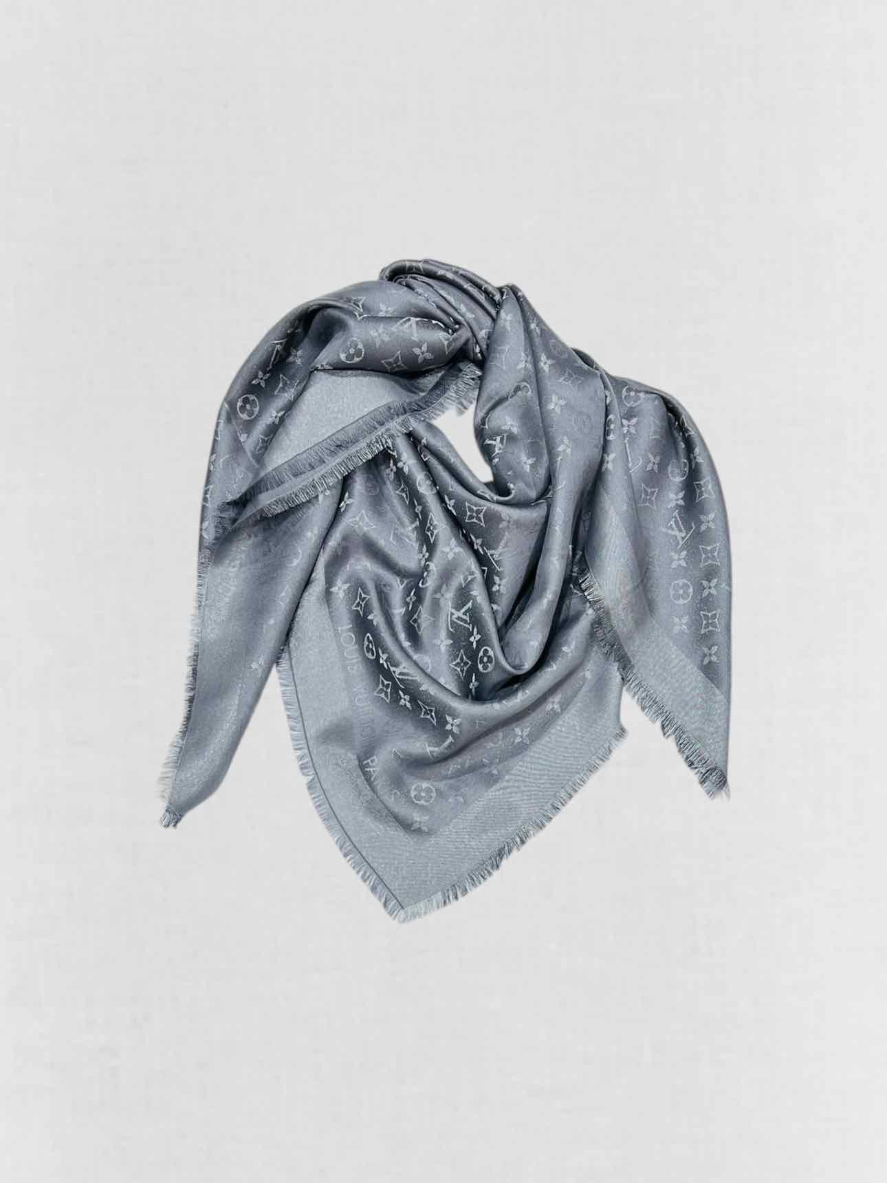 LOUIS VUITTON Grey Shawl