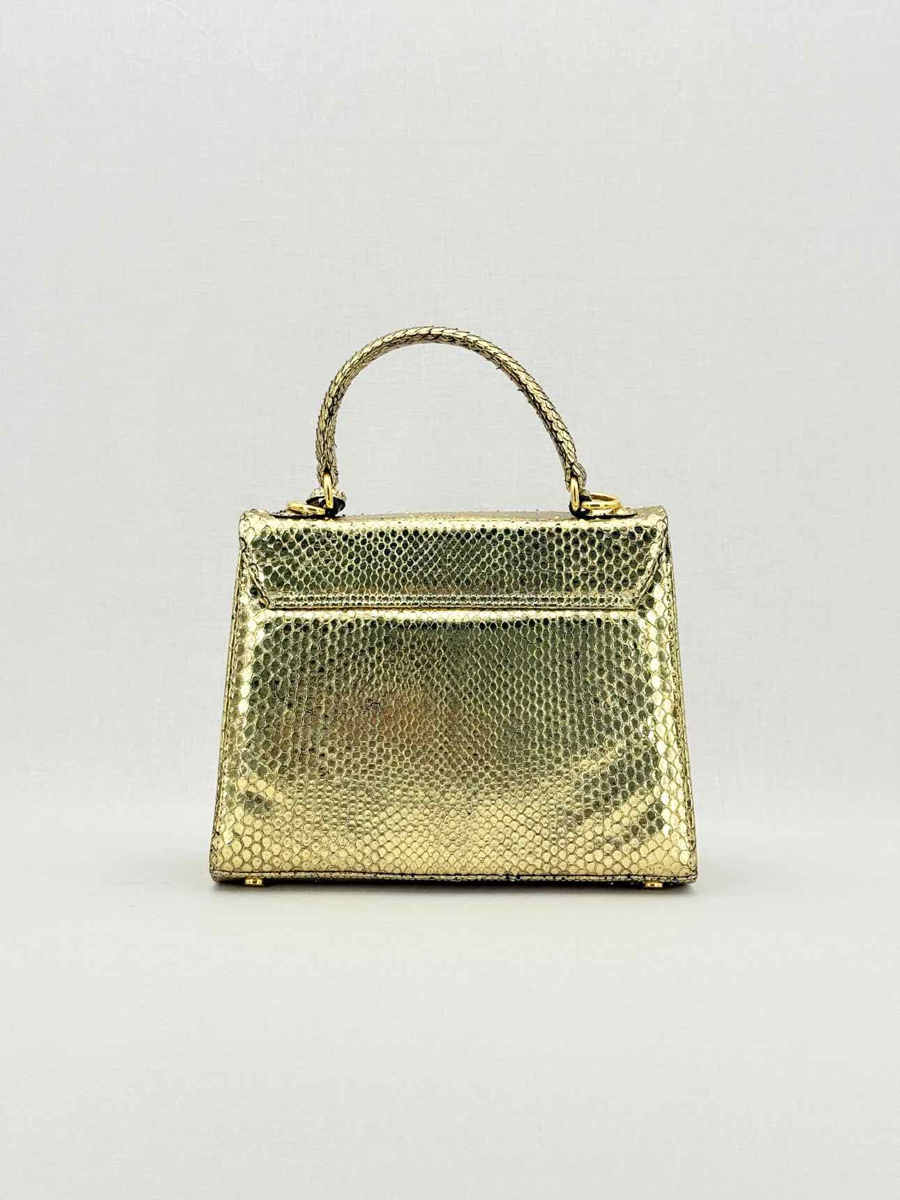 SANDRA J Jackie Gold Top Handle