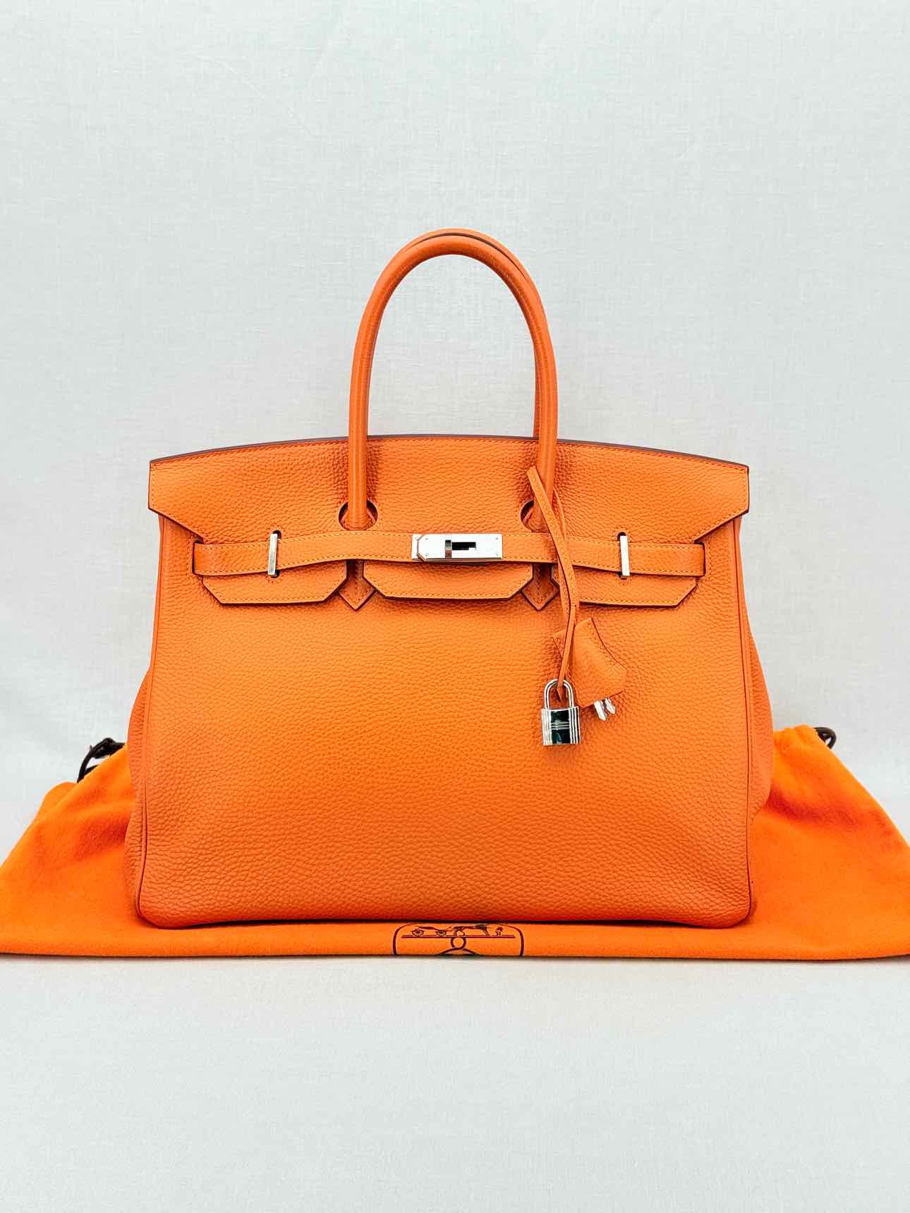 HERMES Birkin Orange Top Handle