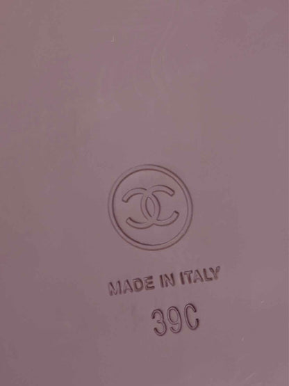 CHANEL Pre-Fall 2022 Burgundy Size EU 39 Mules