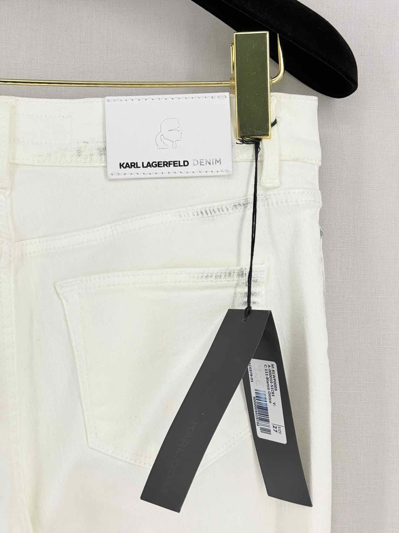 KARL LAGERFELD DENIM Off-white Size 27 Jeans