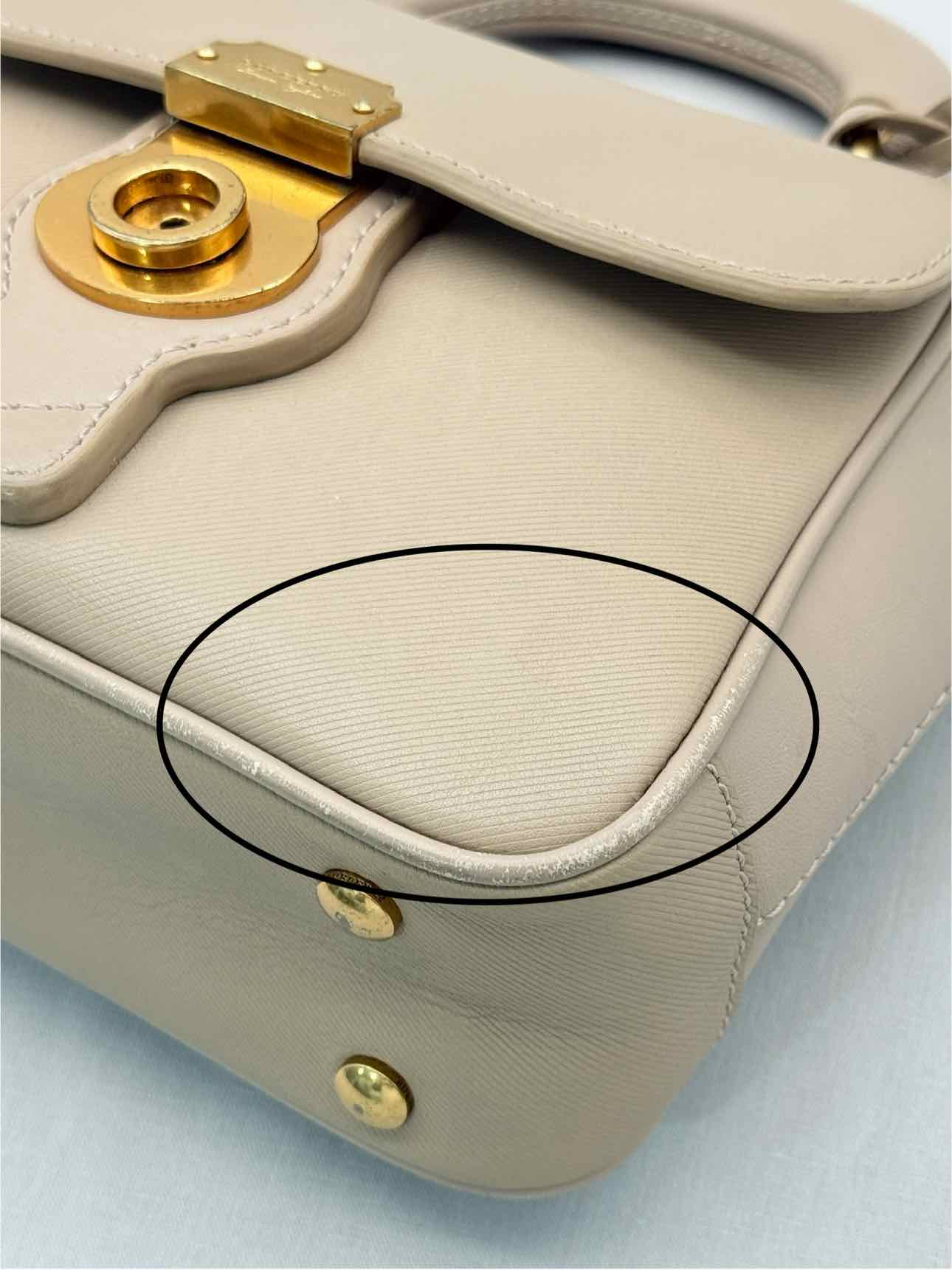 BURBERRY DK88 Beige Top Handle
