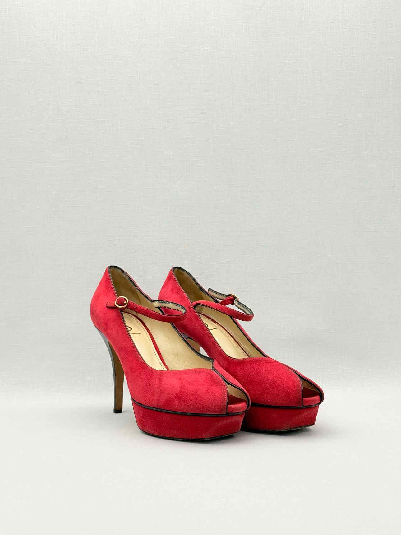 YSL Red Size EU 40 Mary Janes