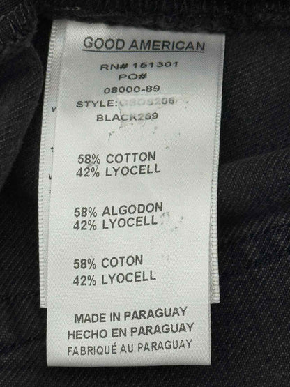 GOOD AMERICAN Wide Leg Black Size 29 Jeans