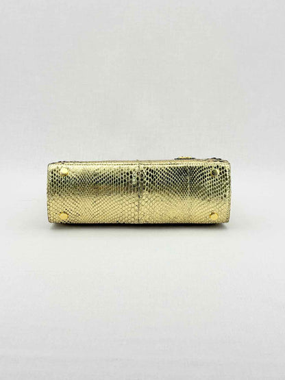 SANDRA J Jackie Gold Top Handle