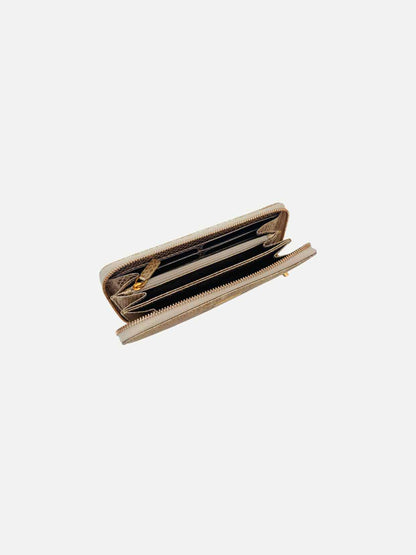 CHOPARD Metallic Bronze Continental Wallet