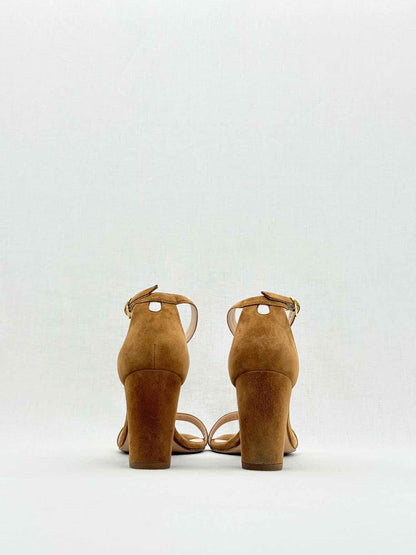 STUART WEITZMAN Brown Size EU 38 Heeled Sandals