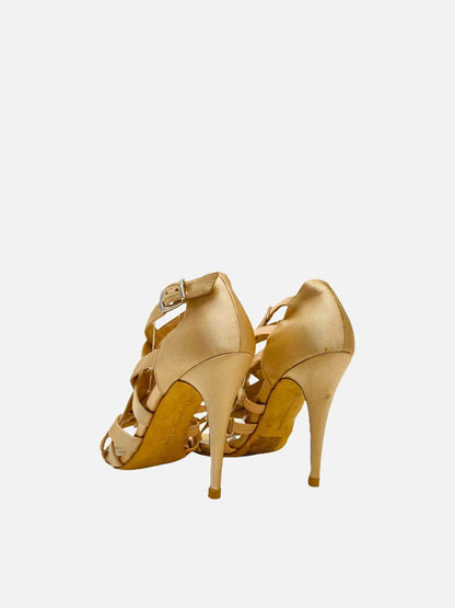 MANOLO BLAHNIK Beige Heeled Sandals