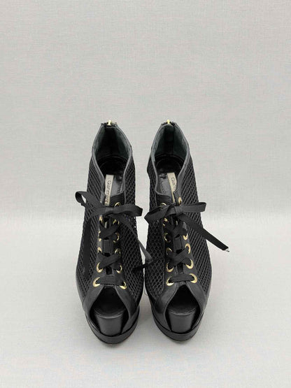 GIANMARCO LORENZI Lace Up Black Size EU 37 Pumps