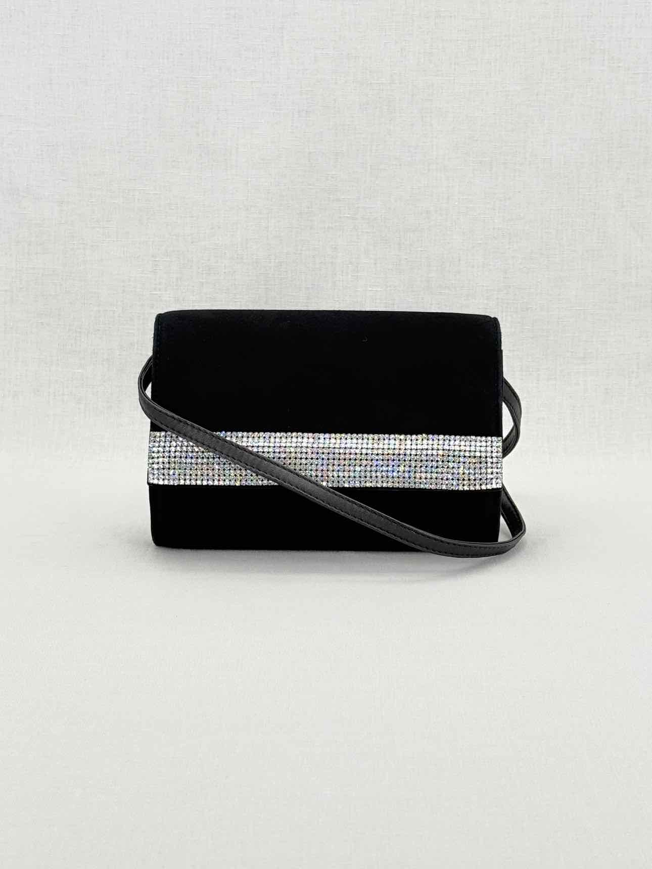 GIUSEPPE ZANOTTI Velvet Black Clutch