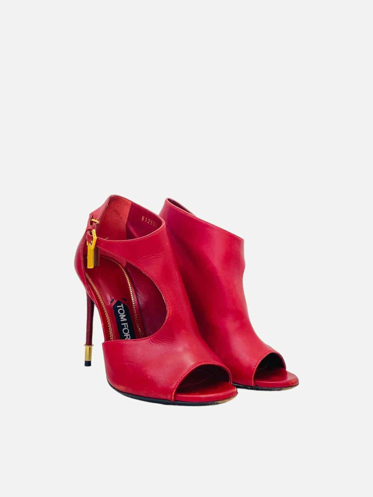 TOM FORD Locket Red Heeled Sandals