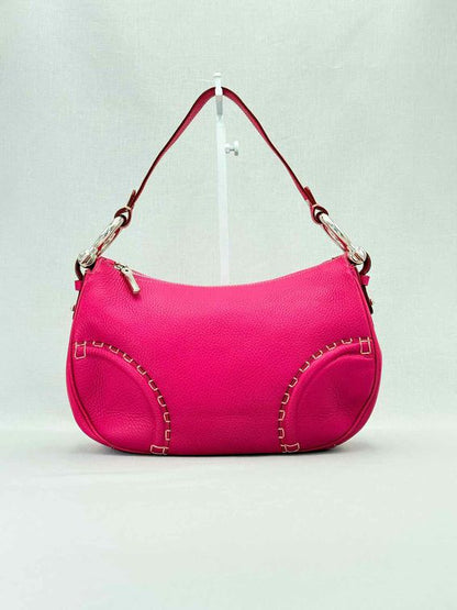 BURBERRY Stitched Pink Shoulder Bag