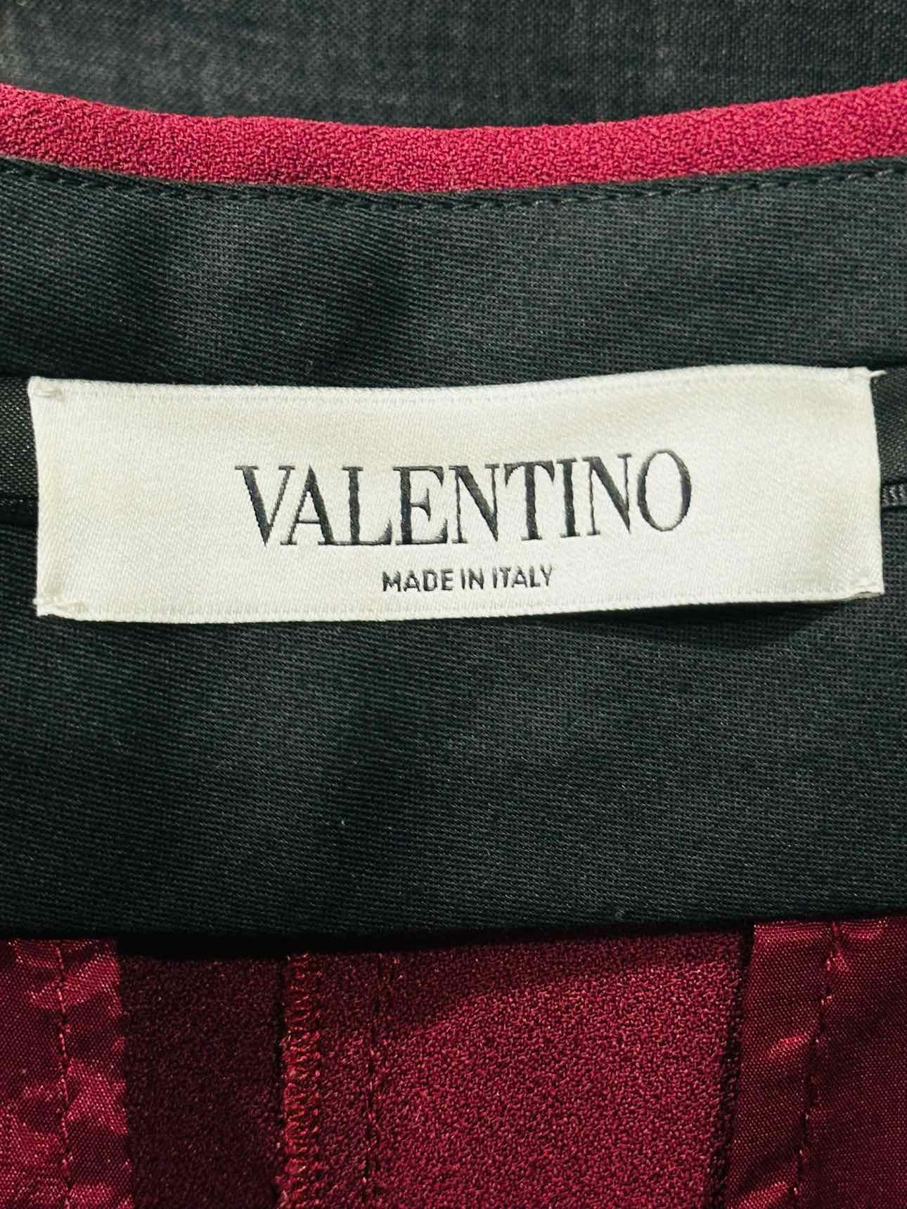 VALENTINO Wide Leg Plum Size US 8 Pants