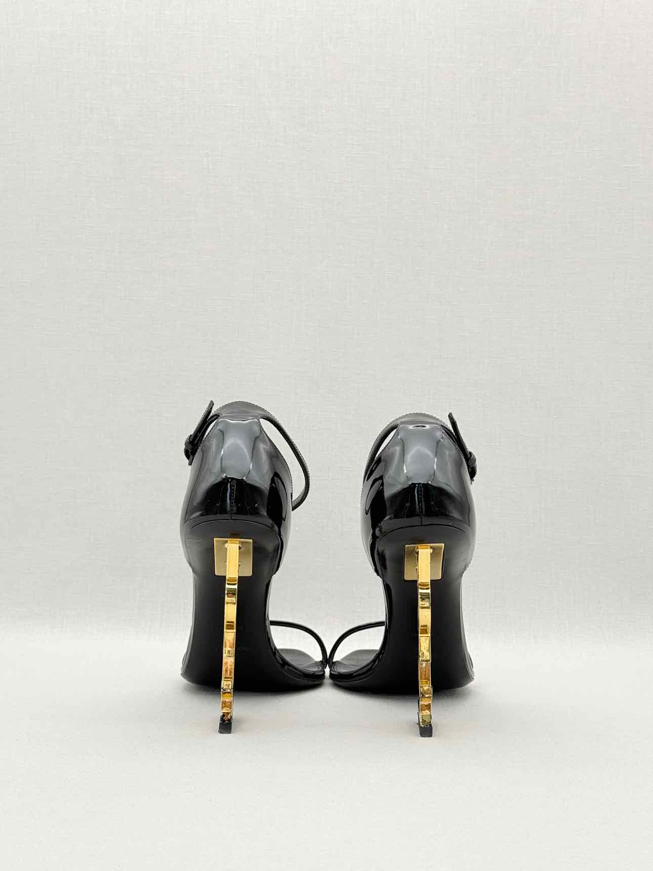 SAINT LAURENT Opyum Black Size EU 37 Heeled Sandals