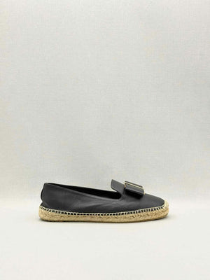 SALVATORE FERRAGAMO Sannio Black Size EU 39.5 Flats