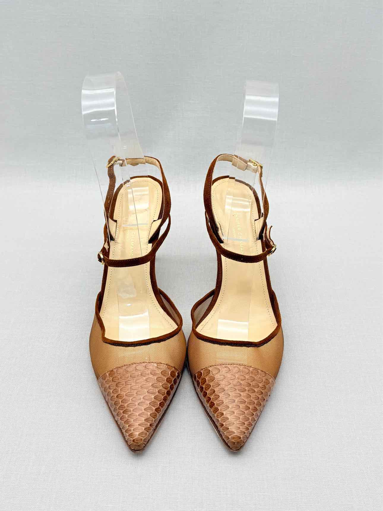 JENNIFER CHAMANDI Brown Size EU 37.5 Heeled Sandals