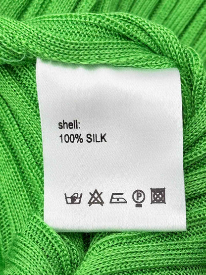 PETAR PETROV Green Ribbed Size US 8 Tank Top