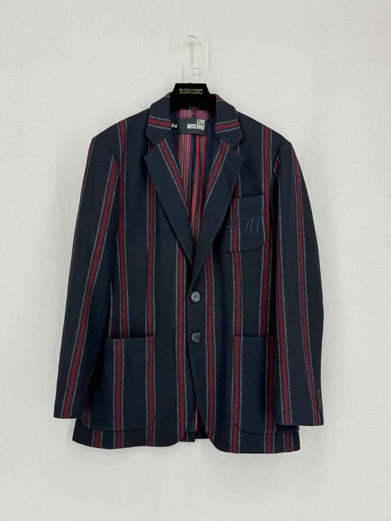 LOVE MOSCHINO Boating Black & Red Size US 32 Jacket