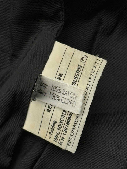 FERRAGAMO Black Distressed Size US 38 Jacket