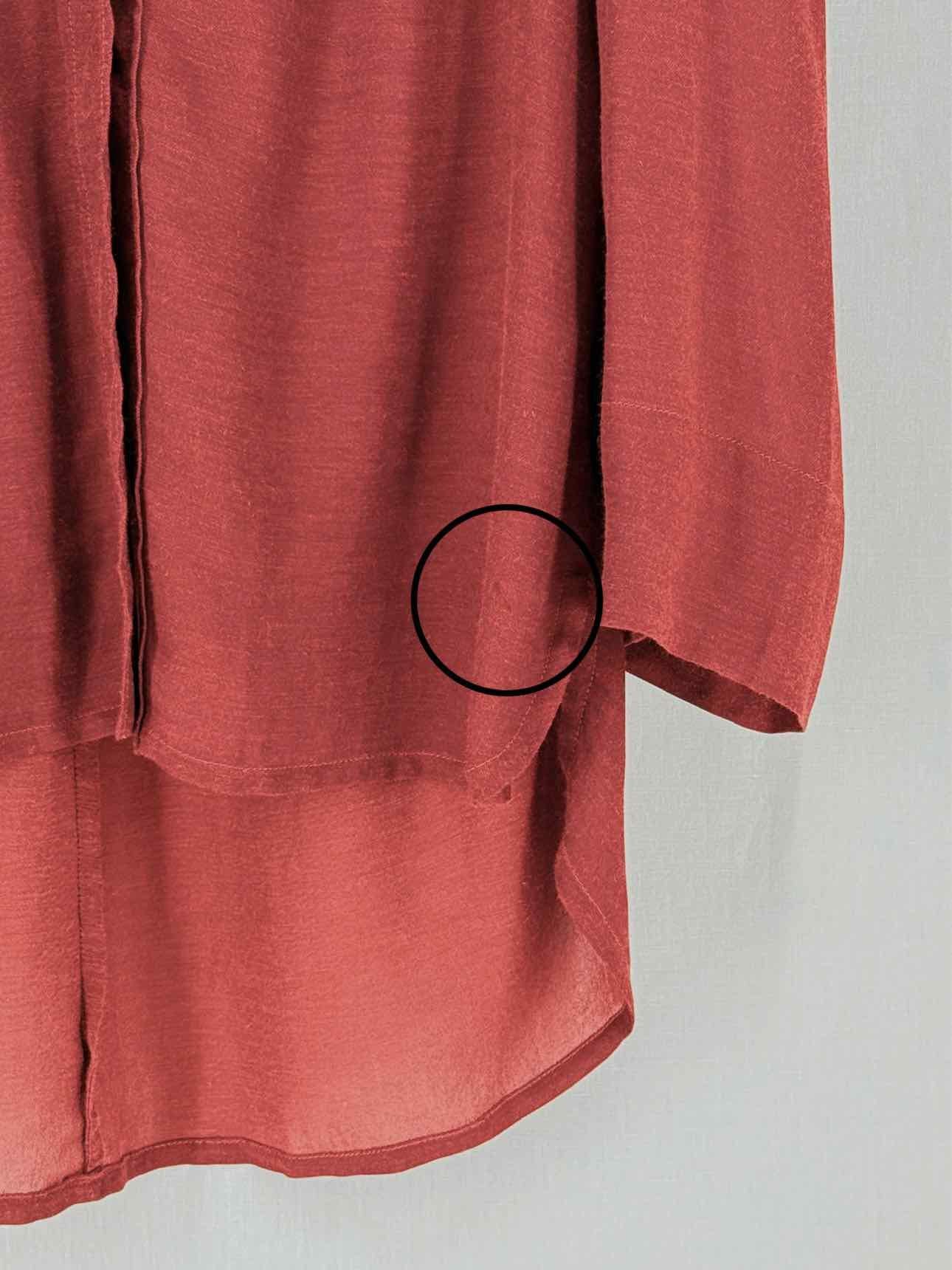 ISABEL MARANT Burgundy Size US 2 Blouse