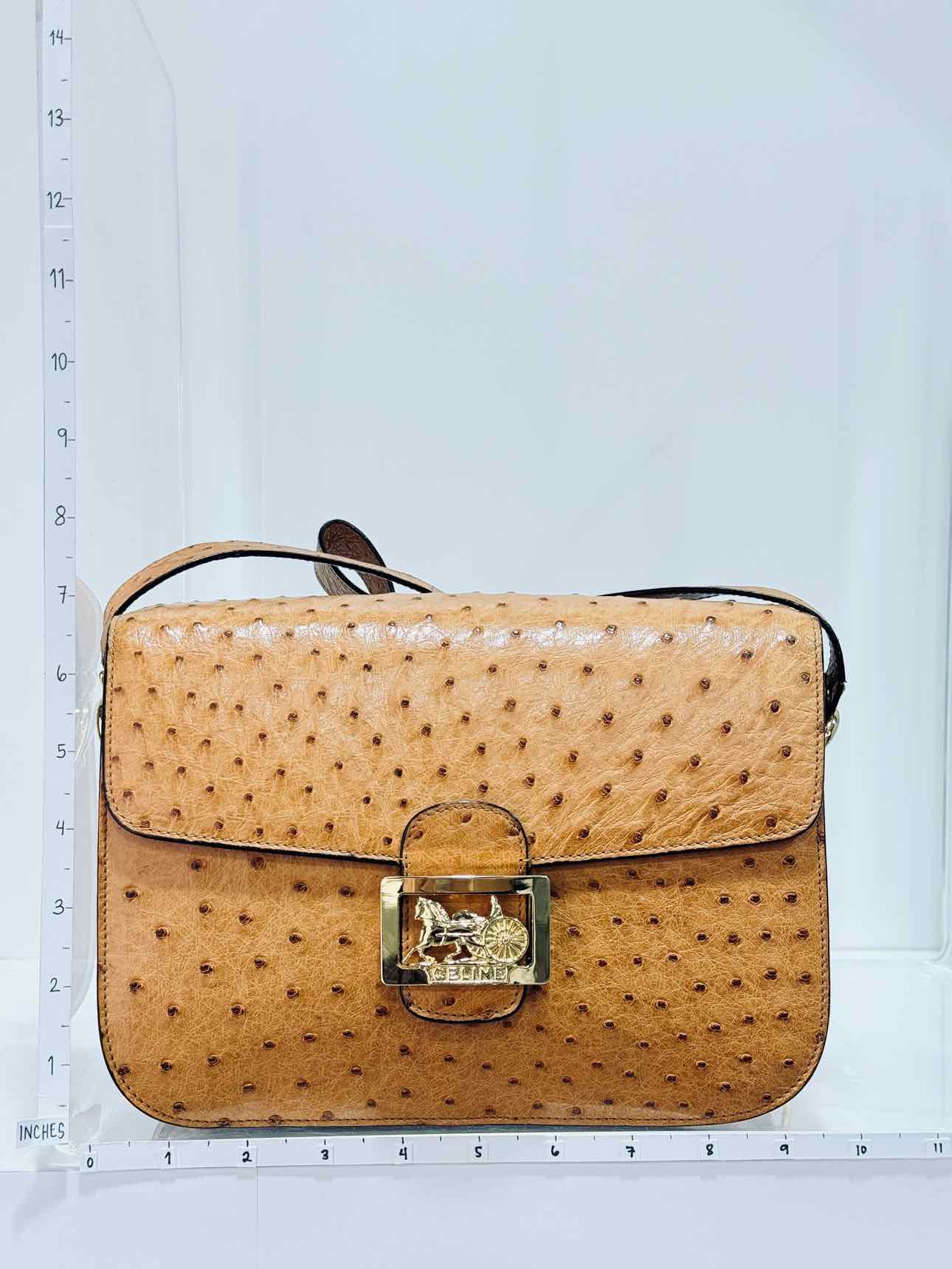 CELINE Vintage Caramel Shoulder Bag